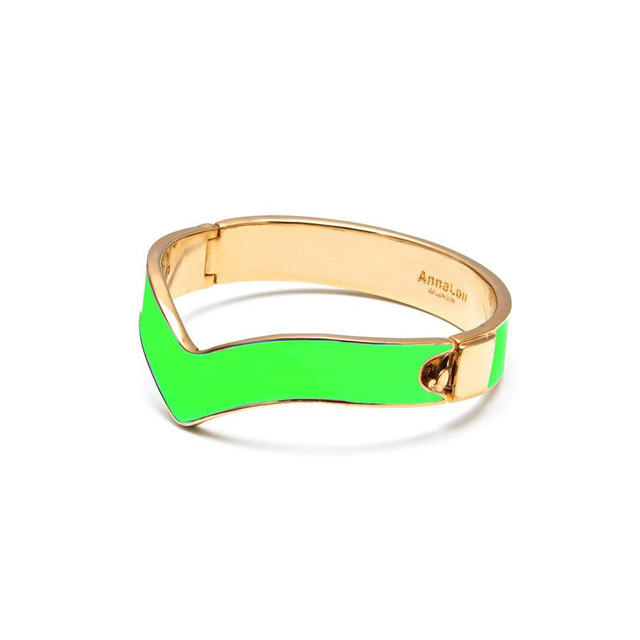 Chevron Bangle - Anna Lou of London