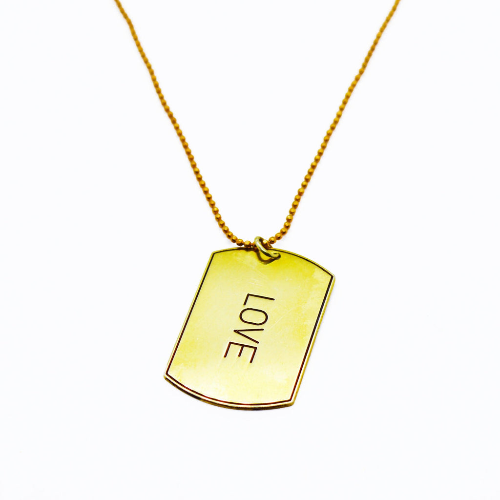 Love Tag Necklace - Anna Lou of London