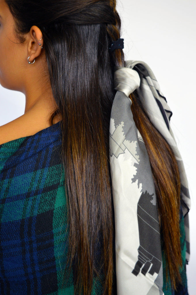 Thames Silk Scarf - Anna Lou of London