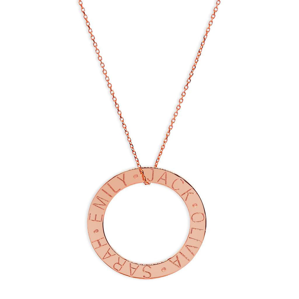 Names Circle Necklace - Anna Lou of London