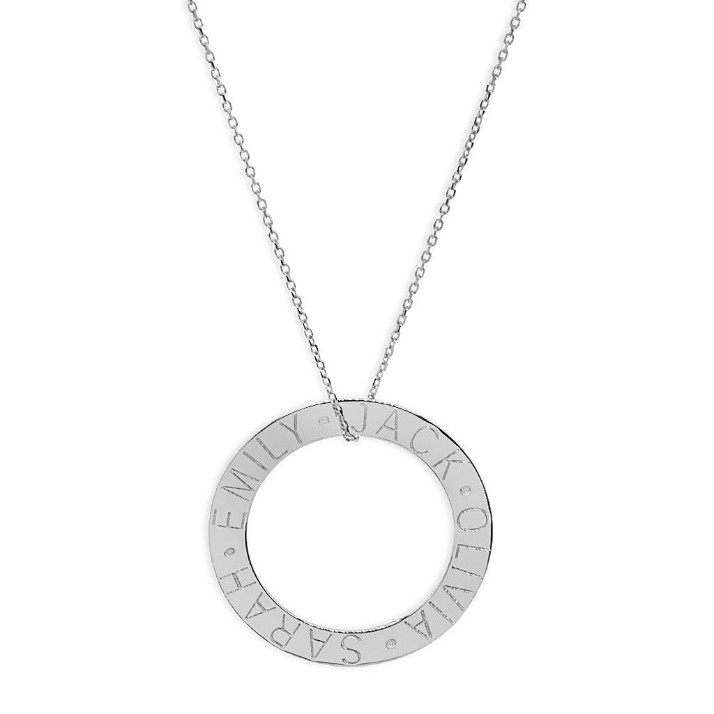 Names Circle Necklace - Anna Lou of London