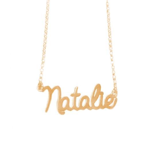 English Handwriting Name Necklace - Anna Lou of London