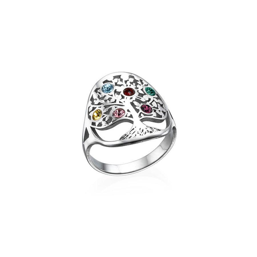 Family Tree Birthstone Ring - Anna Lou of London