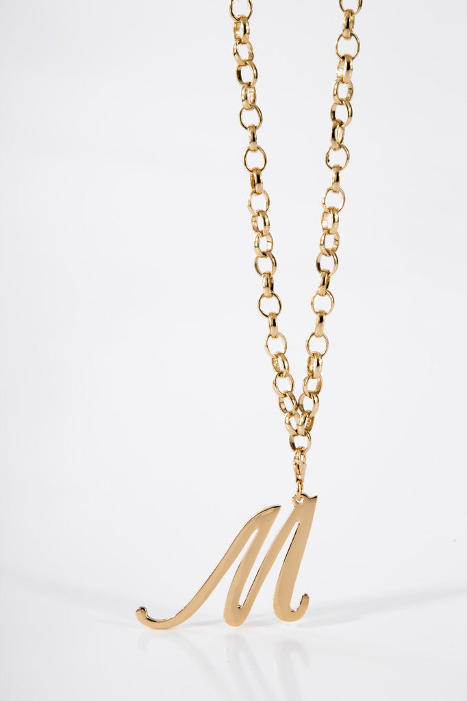 Initial Oversized Charm - Anna Lou of London