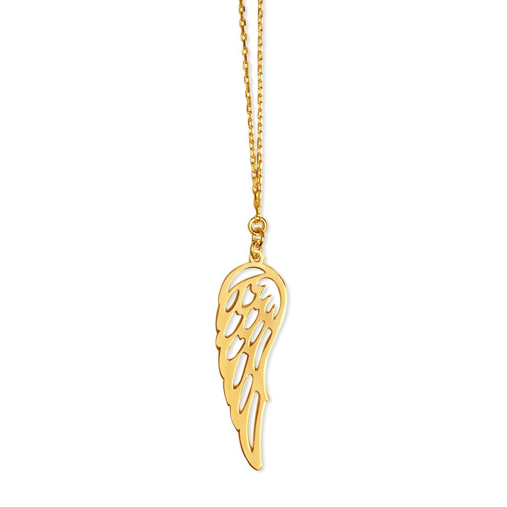 Angel Wing Charm Necklace - Anna Lou of London