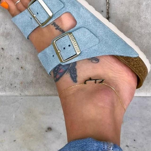 Arabic Name/Word Anklet - Anna Lou of London