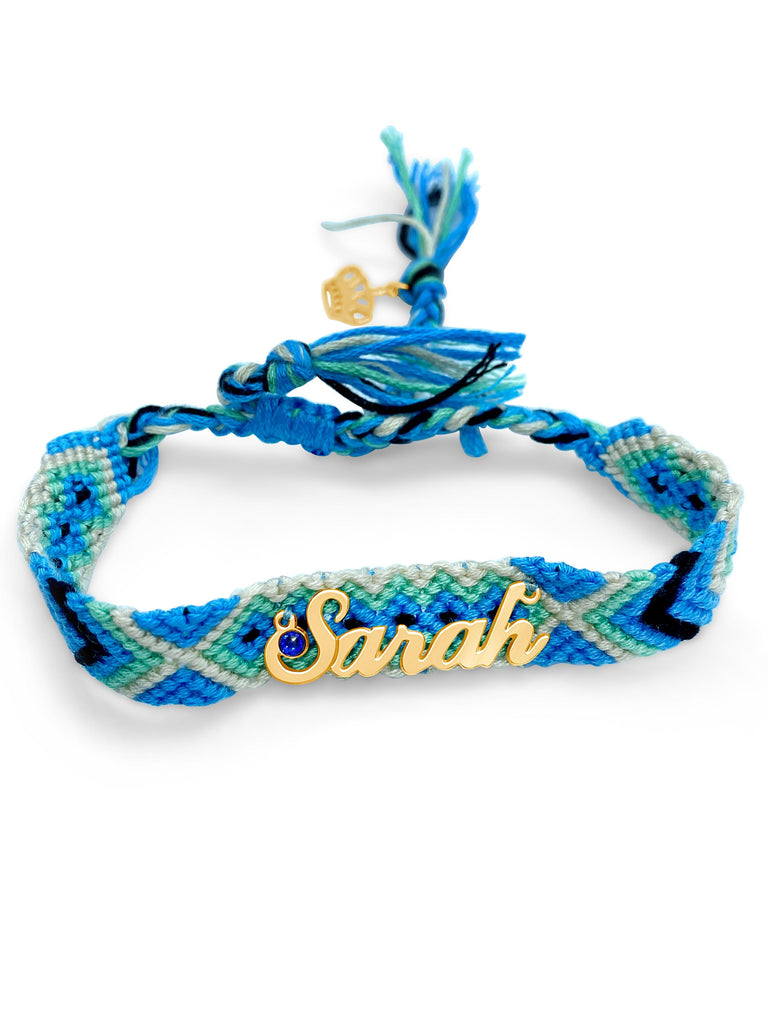 Birthstone Name Friendship Bracelet - Anna Lou of London