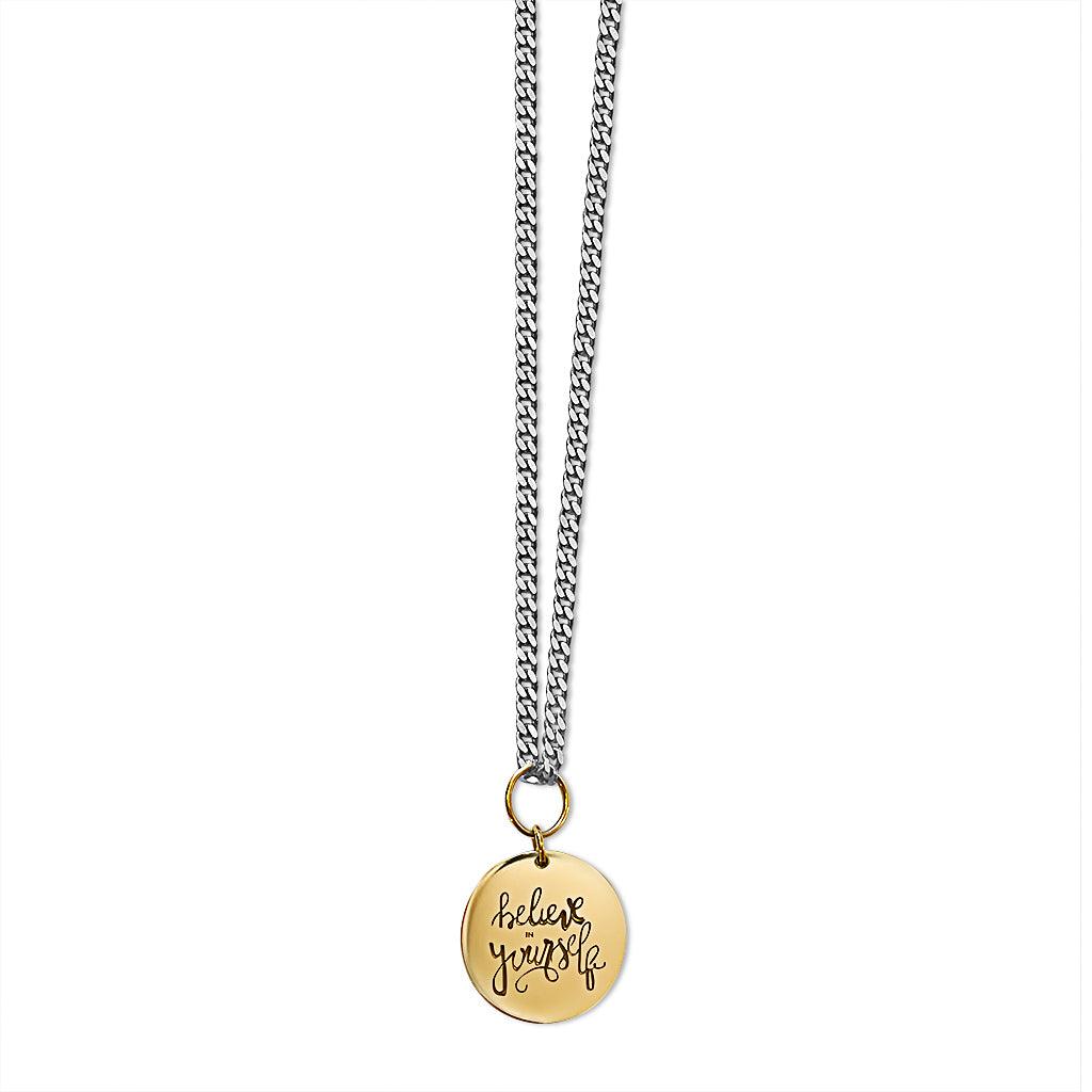 Believe in Yourself Pendant Necklace - Anna Lou of London
