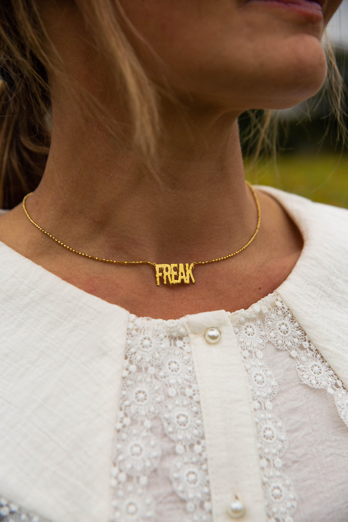 Freak Name Necklace - Anna Lou of London