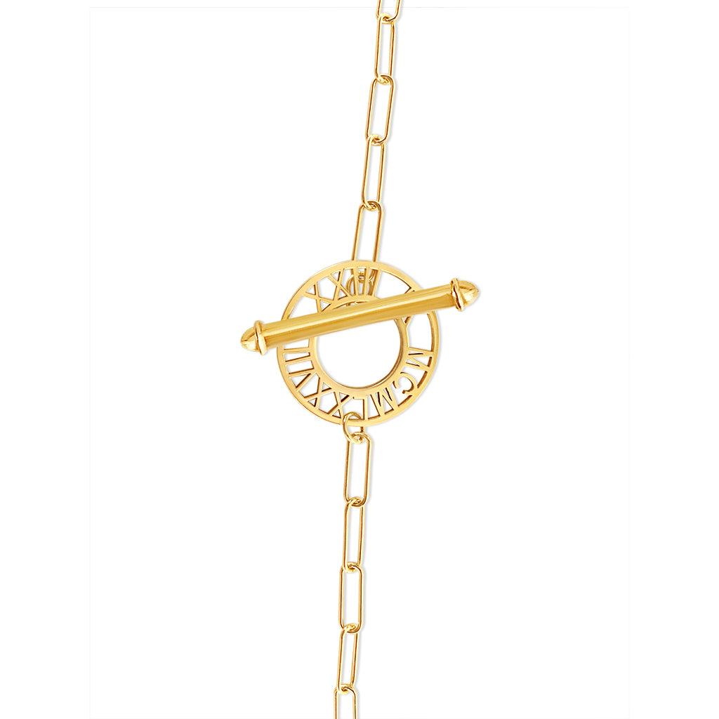 Special Date Rectangle Chain Necklace - Anna Lou of London