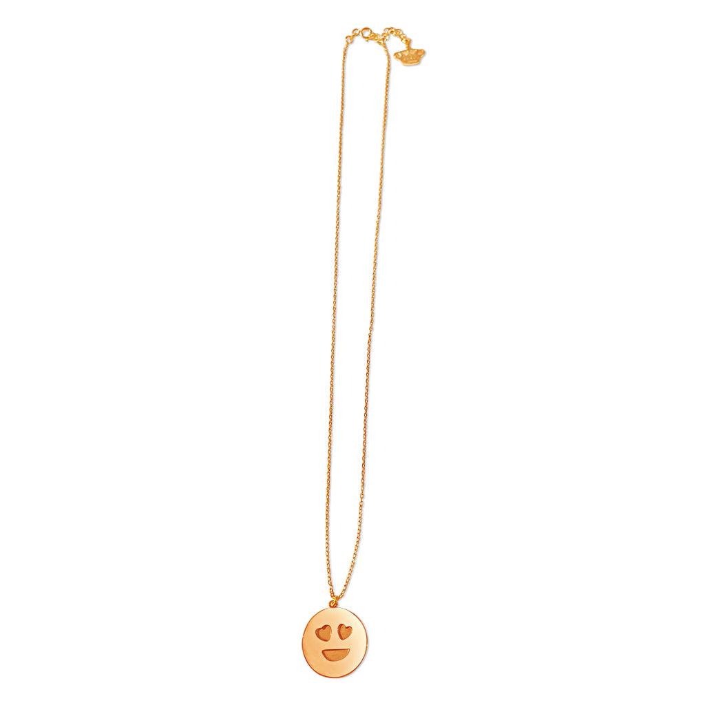 Heart Emoji Necklace - Anna Lou of London