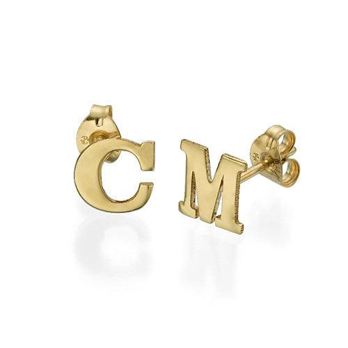 Initial Stud Earrings - Anna Lou of London