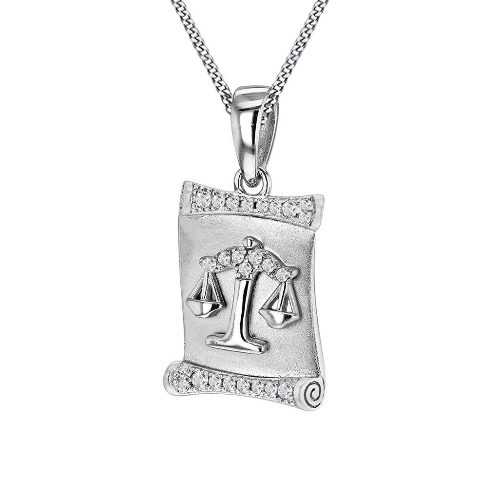 Libra Scroll Silver