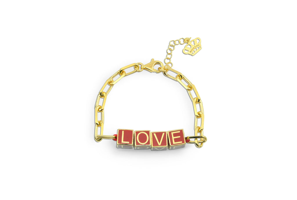 Love Enamel Bracelet - Anna Lou of London
