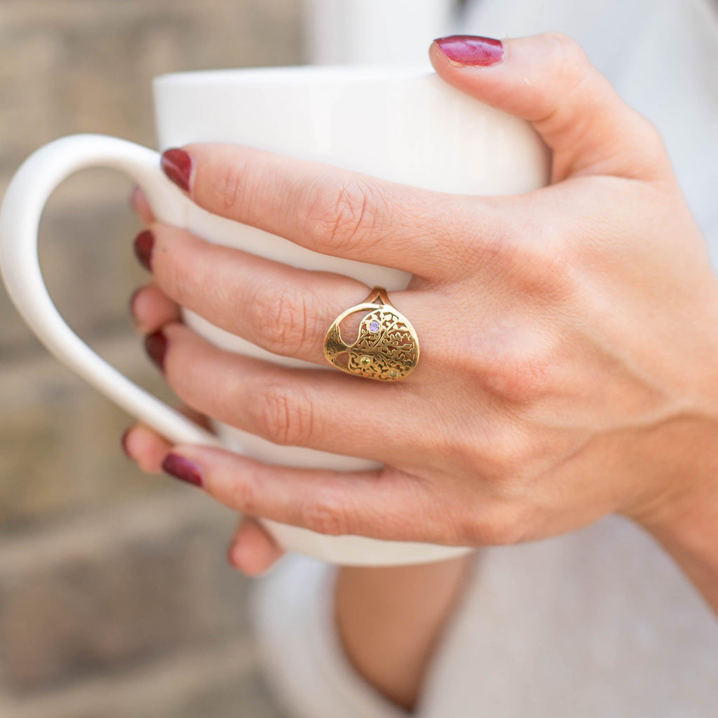 Family Tree Birthstone Ring - Anna Lou of London