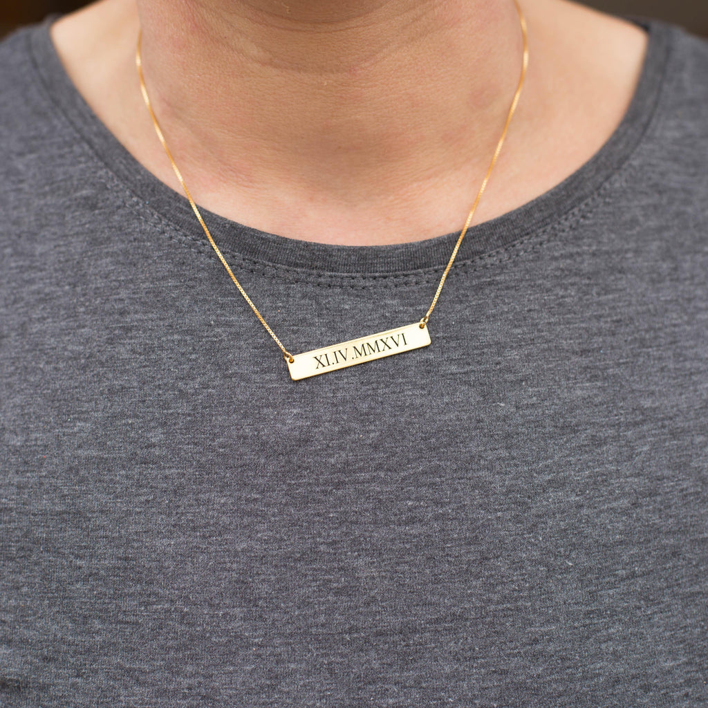 Personalised Bar Name Necklace - Anna Lou of London