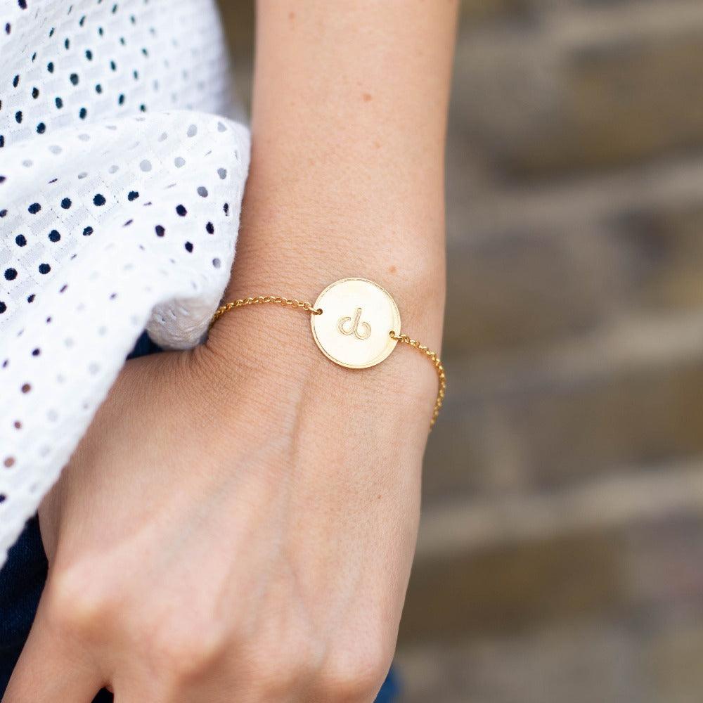 Star sign Engraved Bracelet - Anna Lou of London