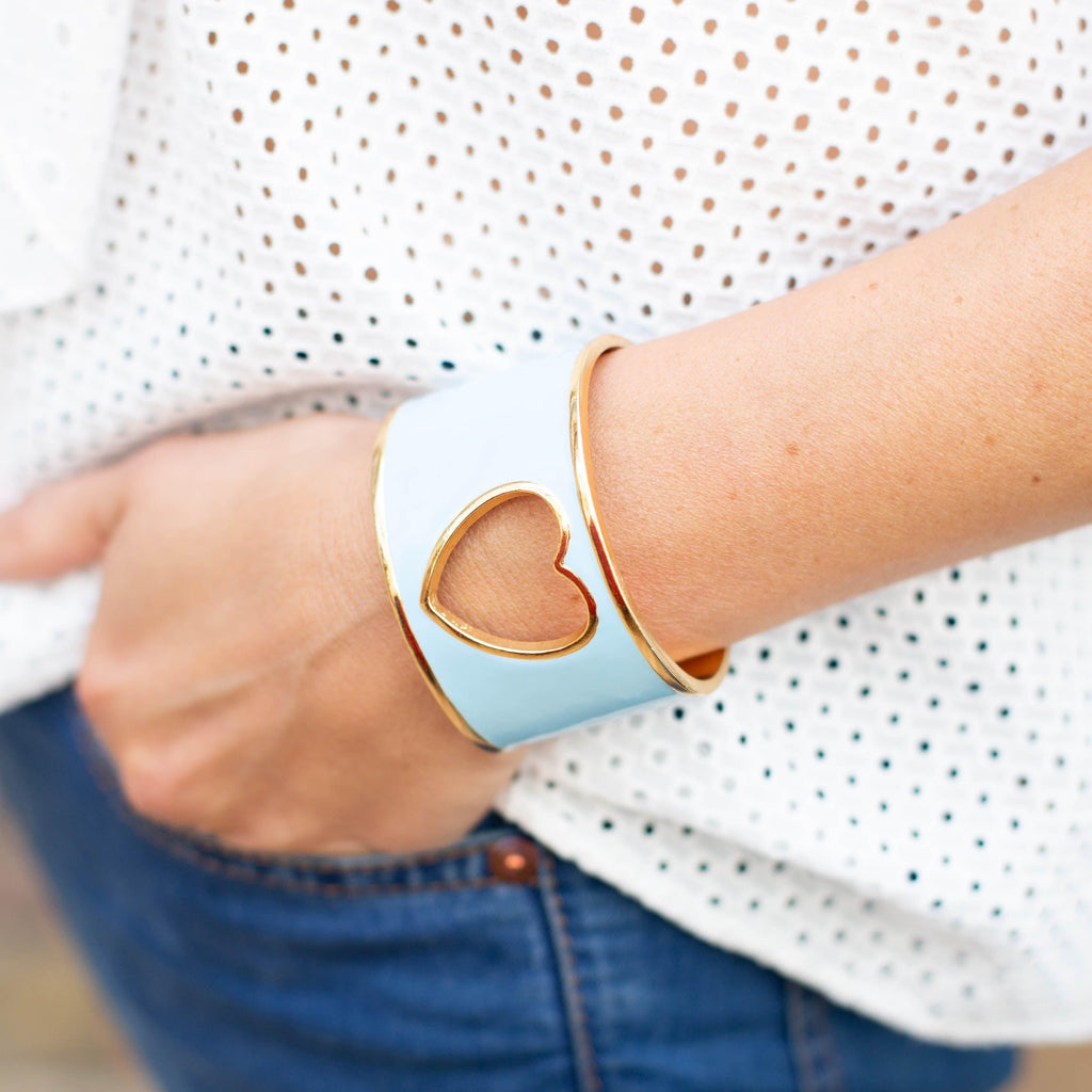 Cut Out Heart Cuff - Anna Lou of London