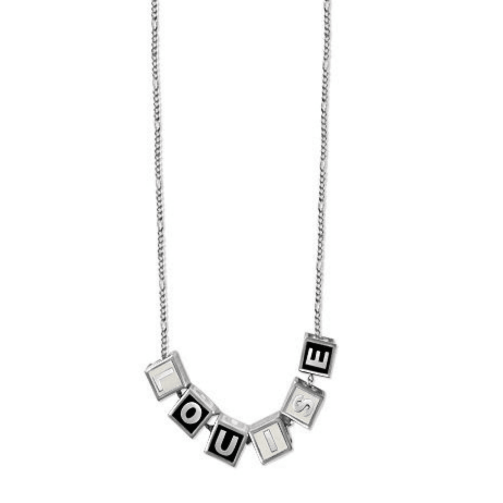 Enamel Cube Necklace - Anna Lou of London