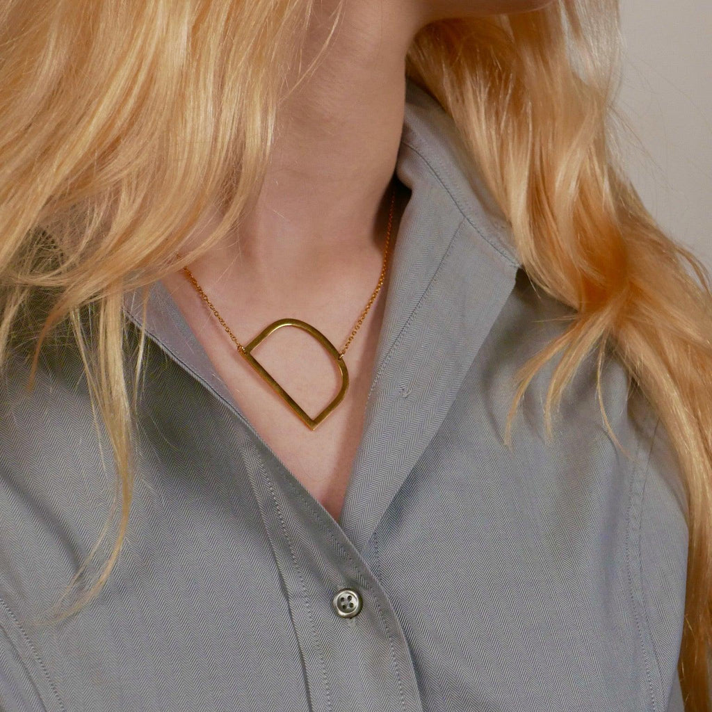 Sideway Alphabet Necklace - Anna Lou of London