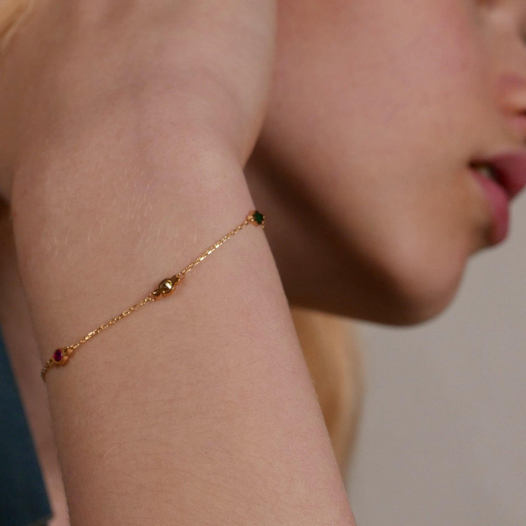 Audrey Birthstone Bracelet - Anna Lou of London