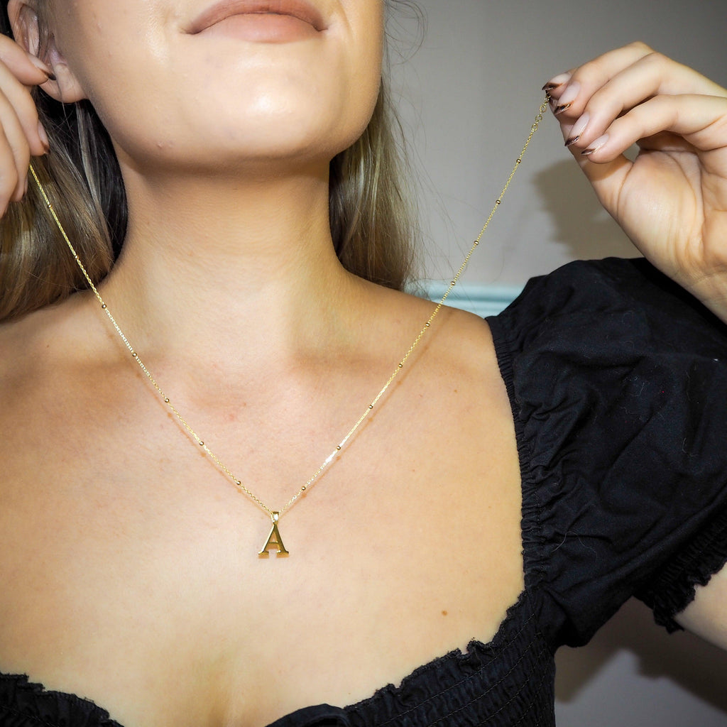 Chara Initial Necklace - Anna Lou of London