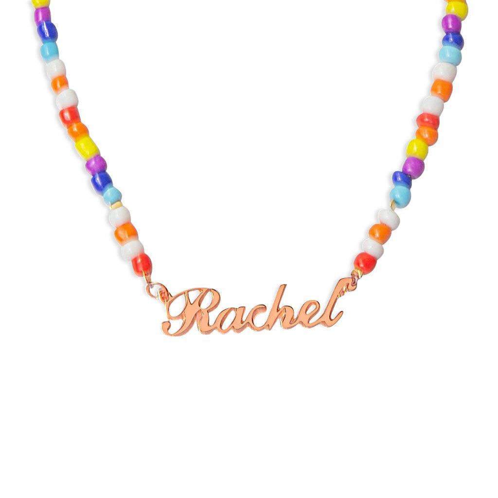 Candy Beaded Name Necklace - Anna Lou of London