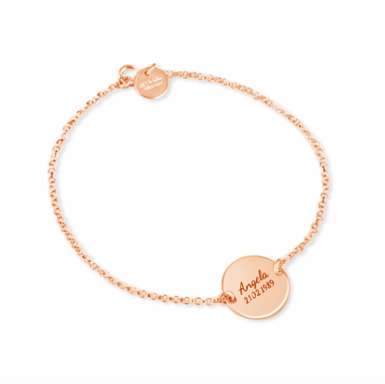 Engraved christening bracelet discount