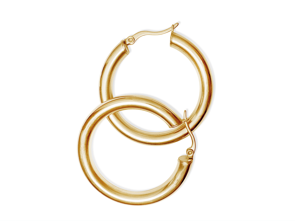 Tatiana Large Hoops - Anna Lou of London