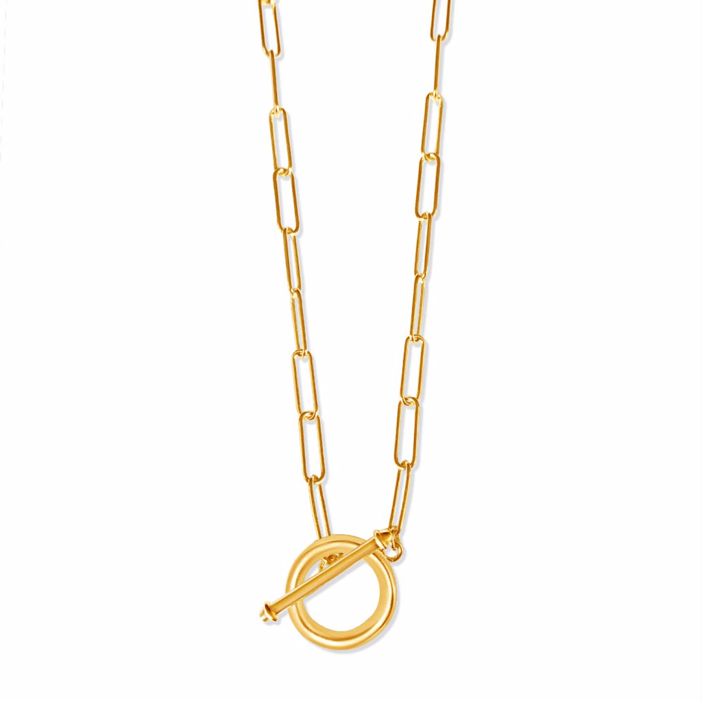 Ida Large T-Bar Elia Necklace - Anna Lou of London