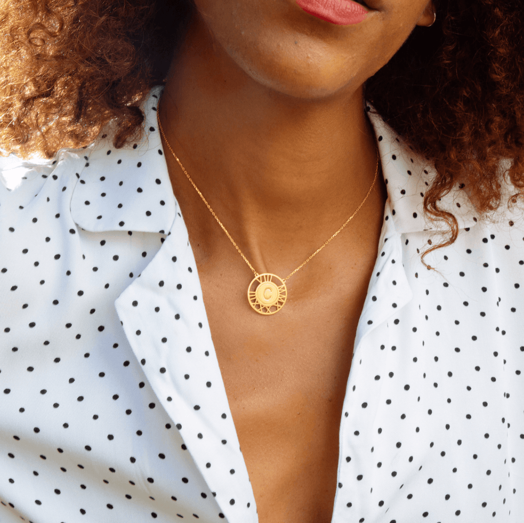 Special Date Initial Necklace - Anna Lou of London