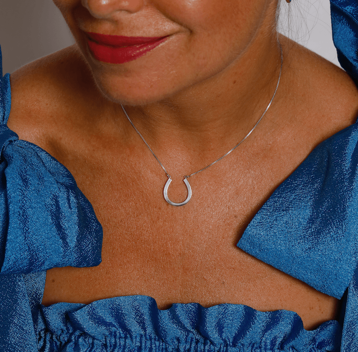 Midas Touch Horseshoe Necklace - Anna Lou of London