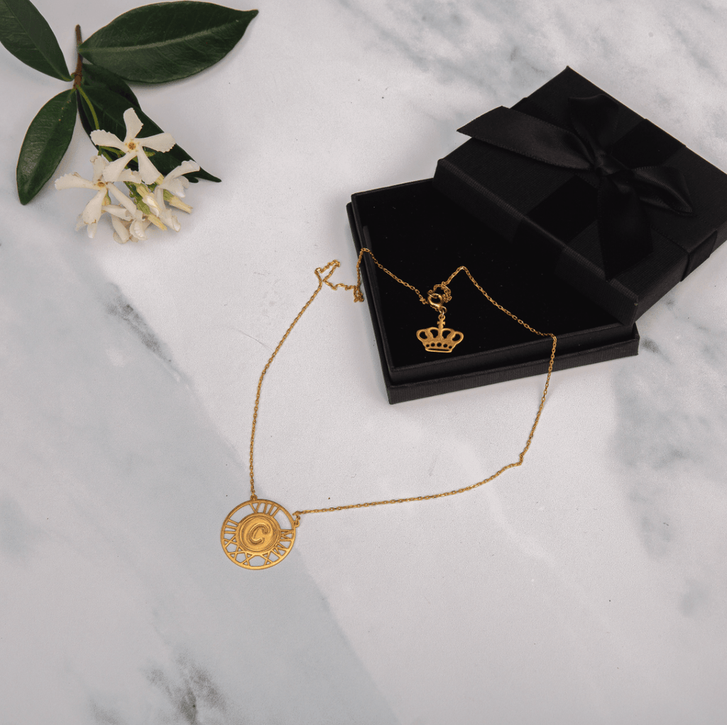 Special Date Initial Necklace - Anna Lou of London