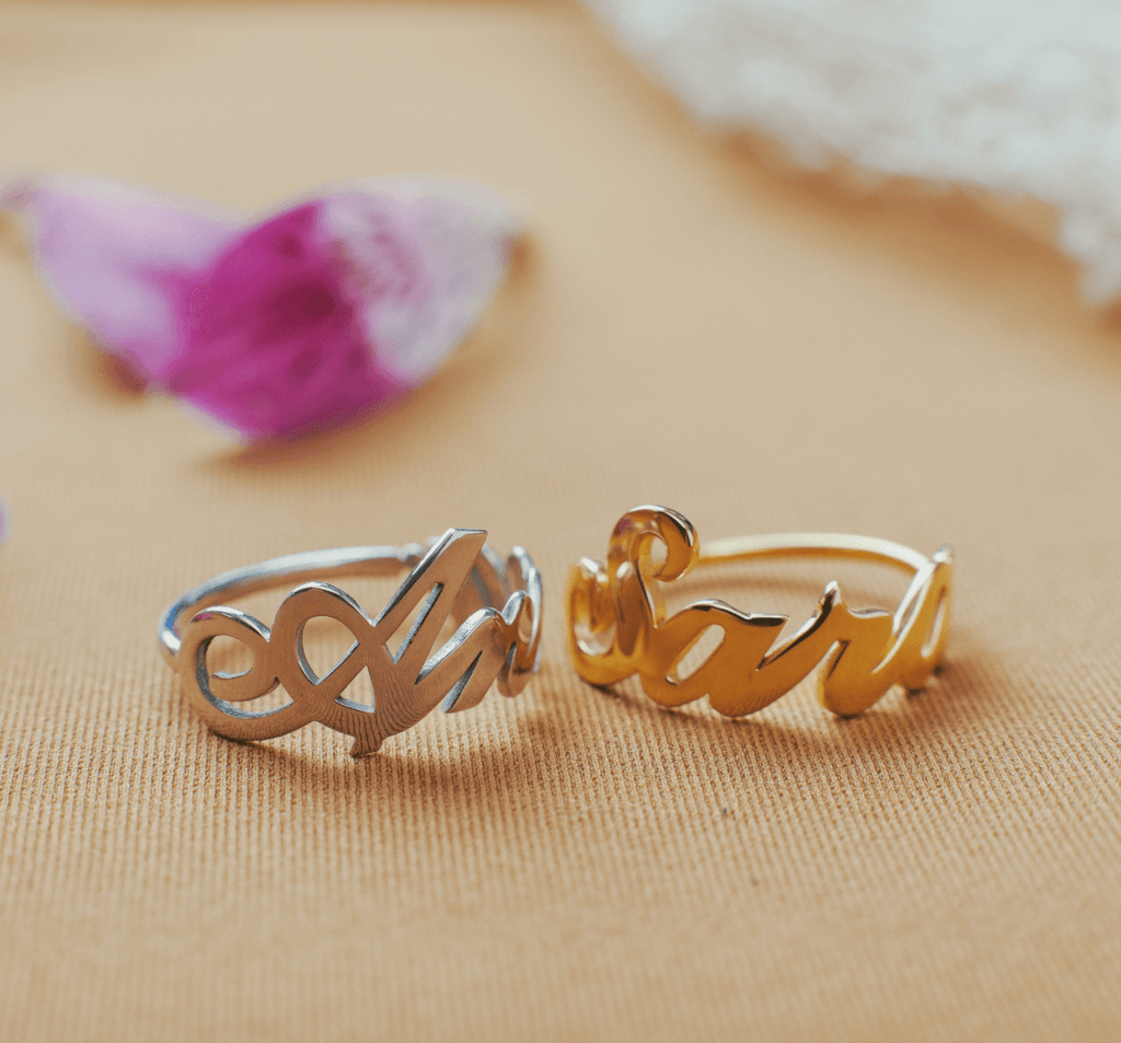 Personalised Name Ring - Anna Lou of London