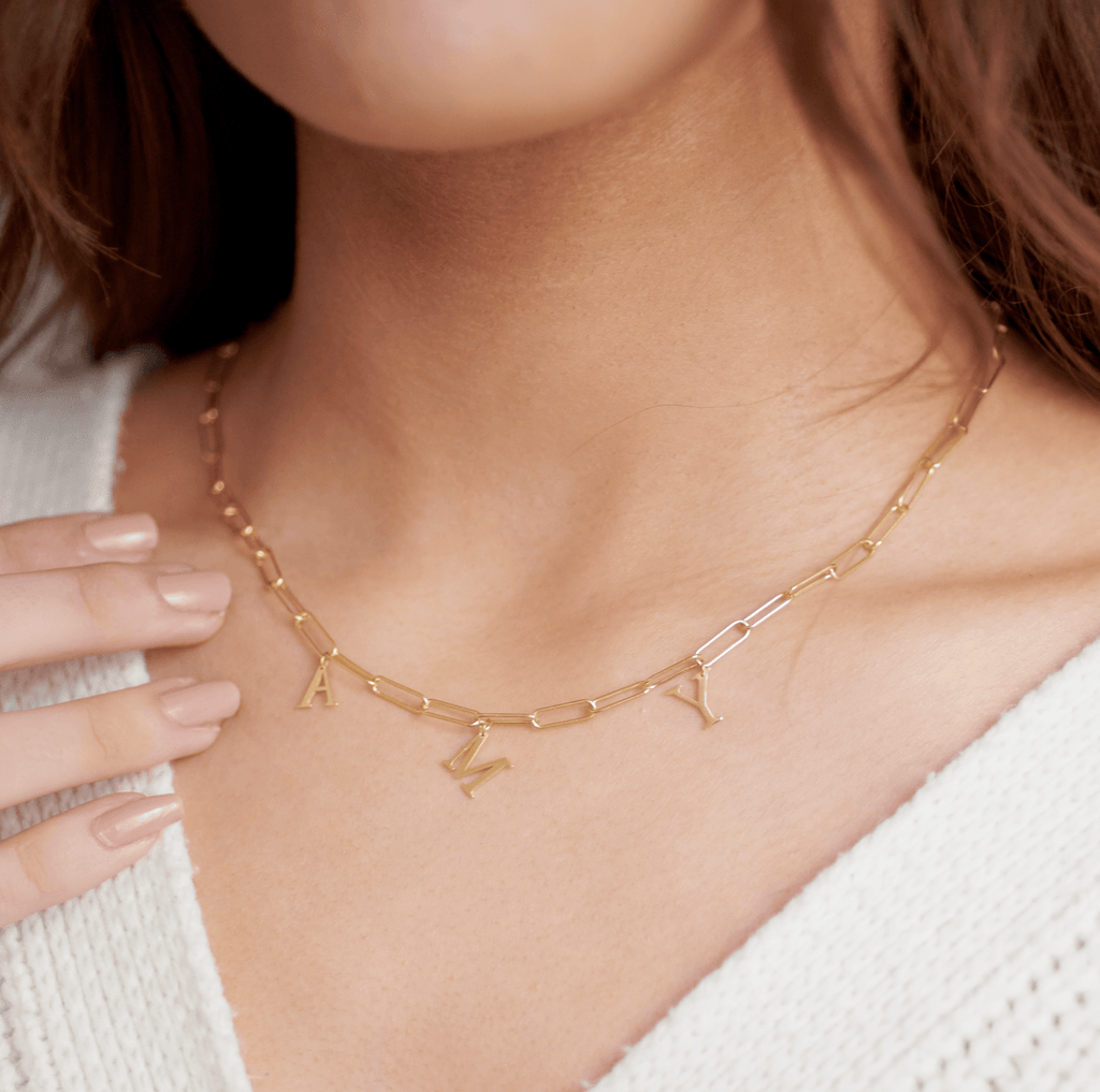 Word Choker Elia Rectangle Necklace - Anna Lou of London