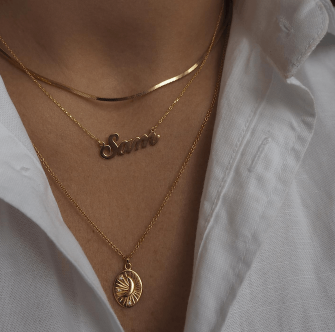 Personalised Name Necklace - Anna Lou of London