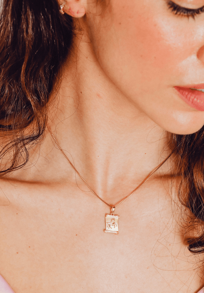 Zodiac star sign Necklace - Anna Lou of London