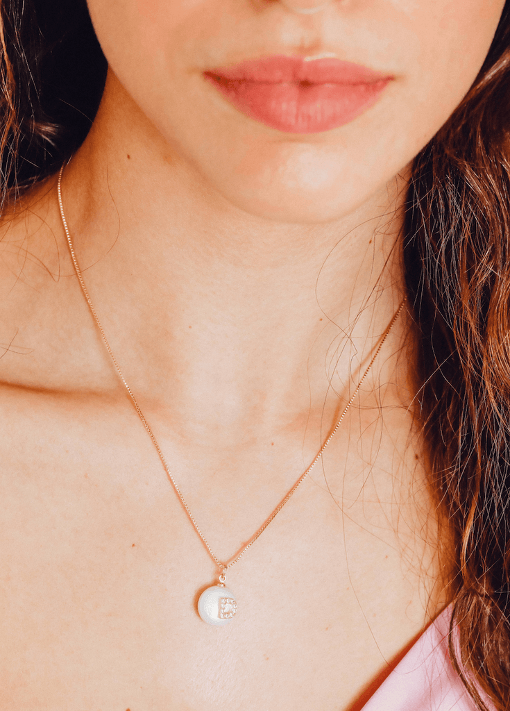 Letter Pearl Necklace - Anna Lou of London