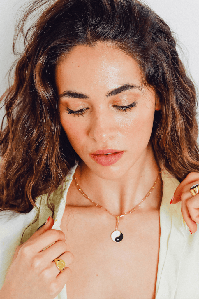 Yin Yang Pendant Necklace - Anna Lou of London