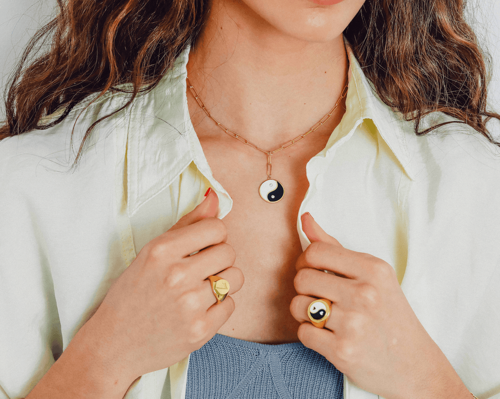 Yin Yang Pendant Necklace - Anna Lou of London