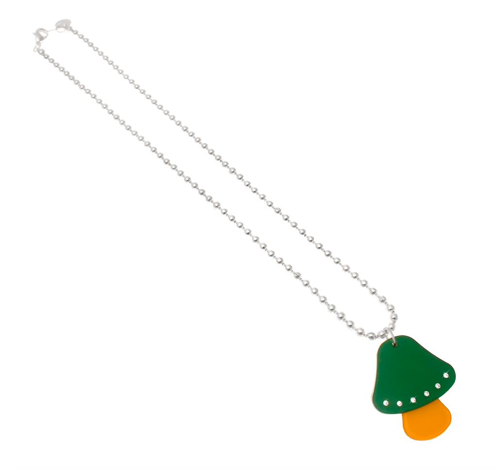 Trippy Mushroom Necklace - Anna Lou of London