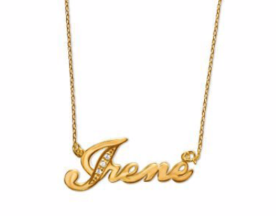 Anna lou name necklace clearance