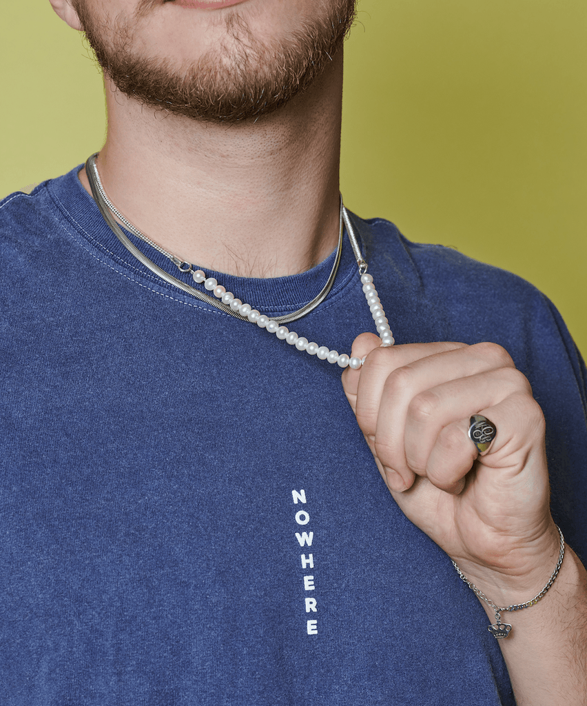 Men's Pearl Necklace - Anna Lou of London