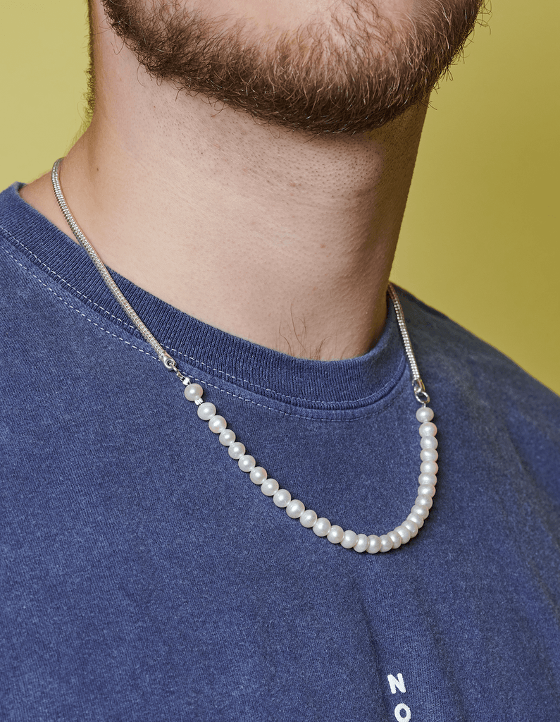 Men's Pearl Necklace - Anna Lou of London