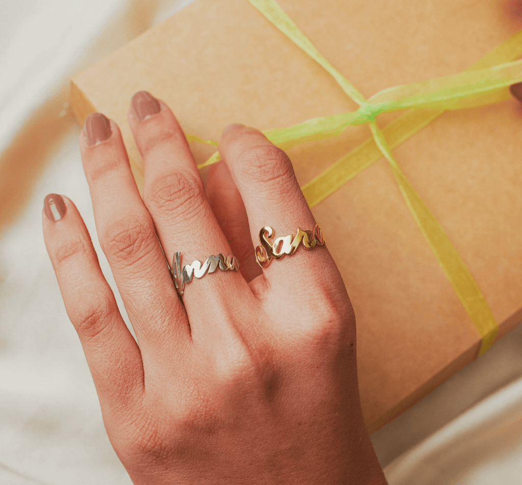 Personalised Name Ring - Anna Lou of London