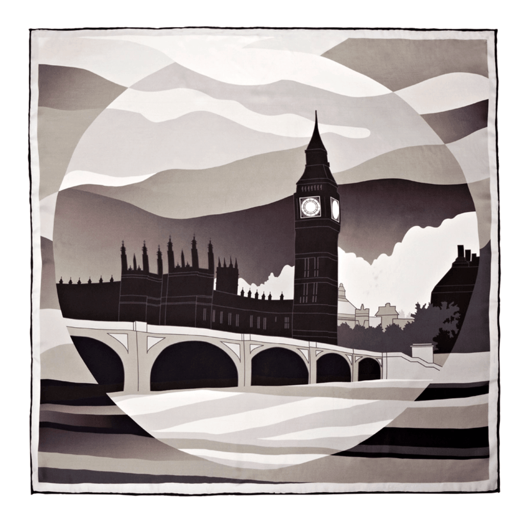 Thames Silk Scarf - Anna Lou of London