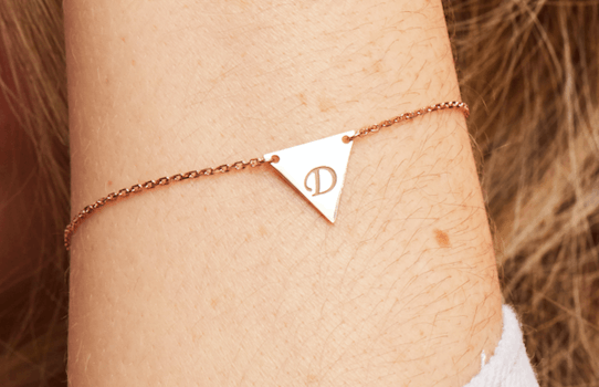 Bunting Initial Bracelet - Anna Lou of London