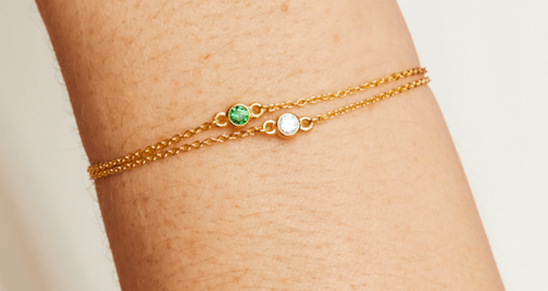 Audrey Birthstone Bracelet - Anna Lou of London