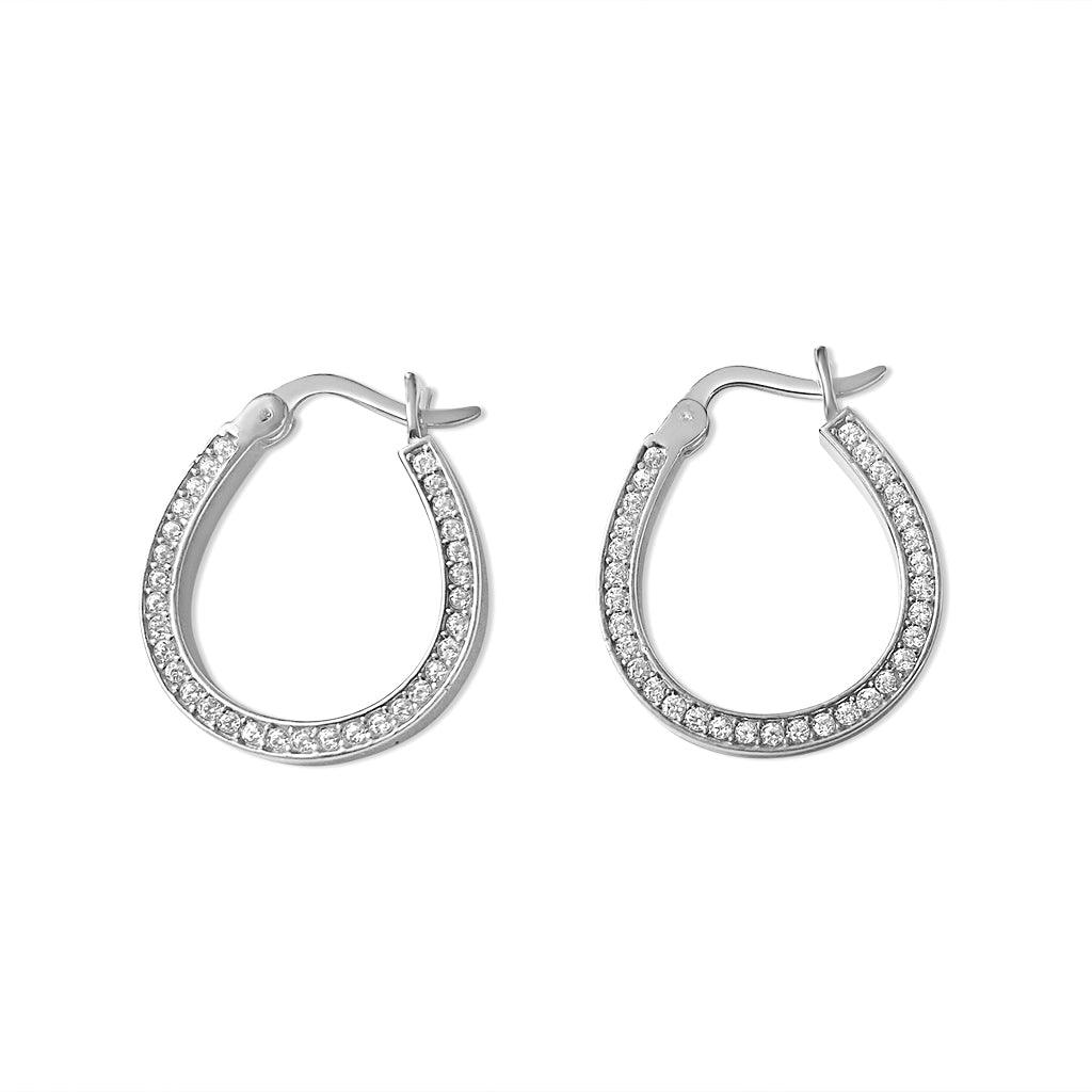 Bonne Chance Horseshoe Earrings - Anna Lou of London