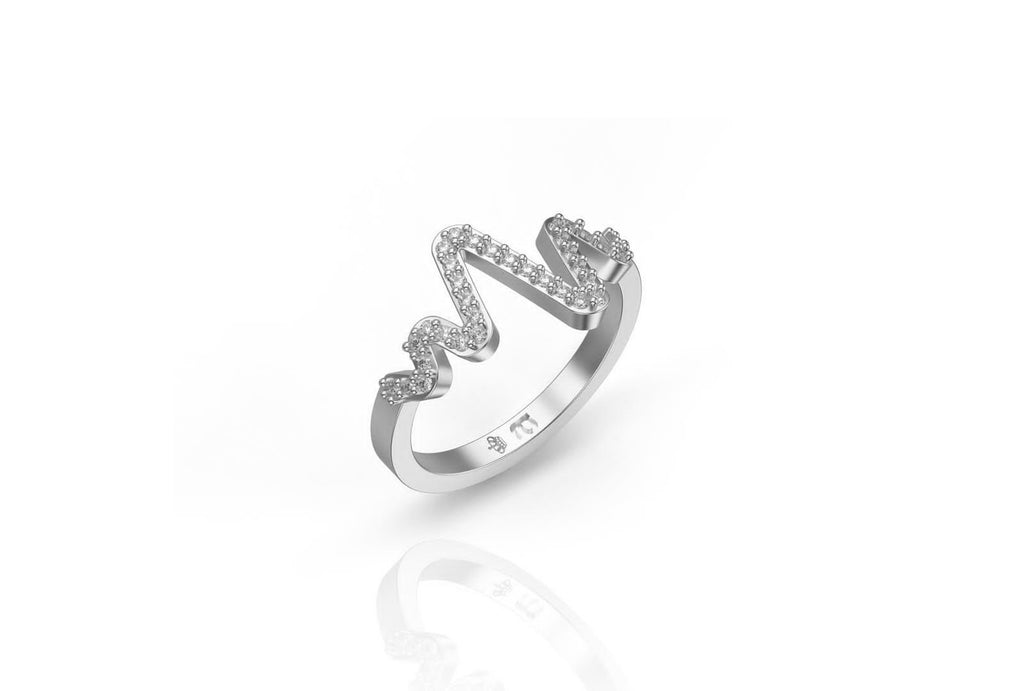 Heartbeat Ring - Anna Lou of London